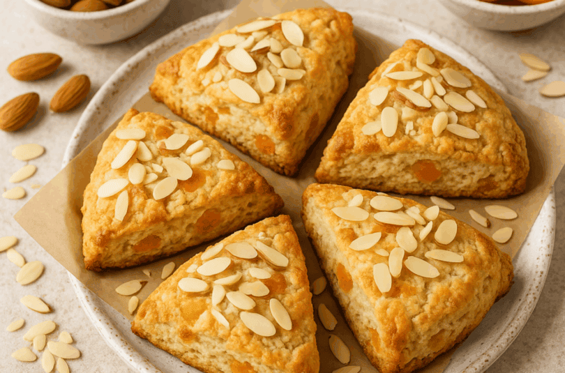 Almond and Apricot Scones